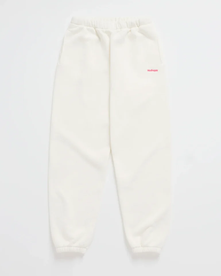 Madhappy Classics Straight Leg White Sweatpant
