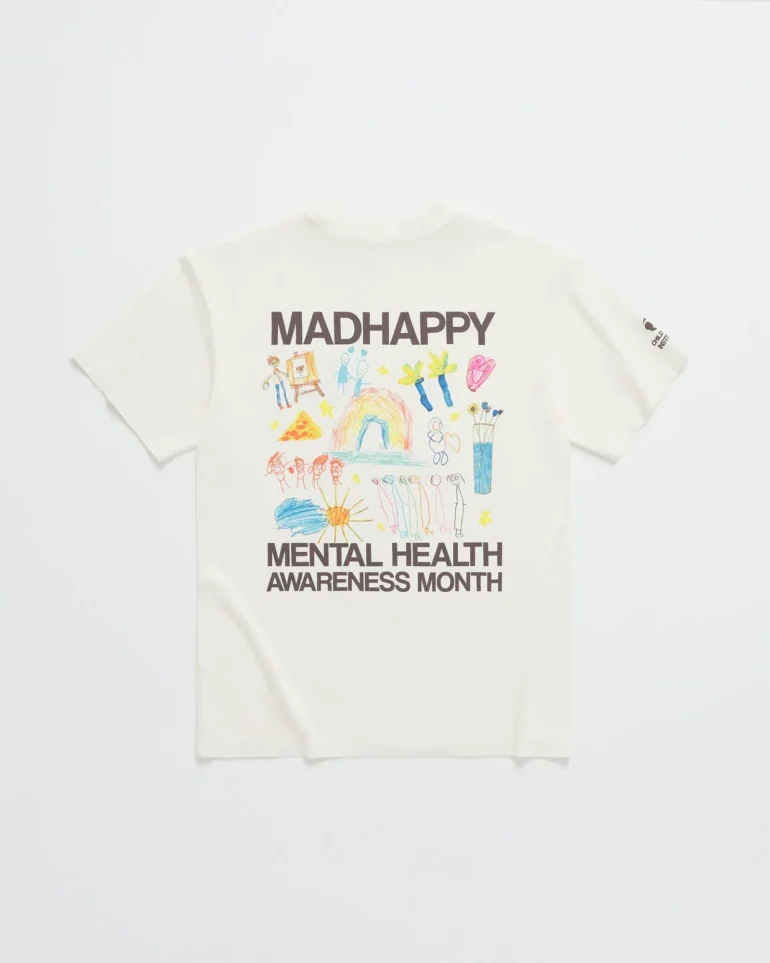 Mad happy Mental Health Awareness Month T-Shirt - Image 3