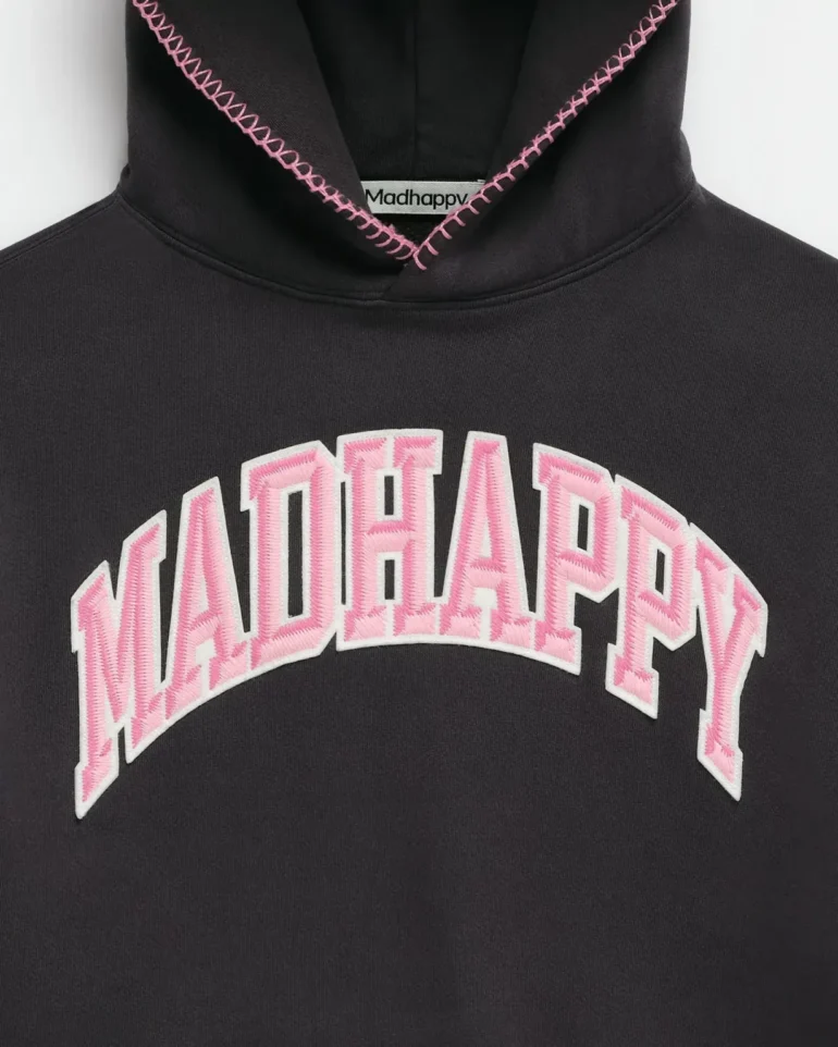 Madhappy Fleece Gray Hoodie - Image 4
