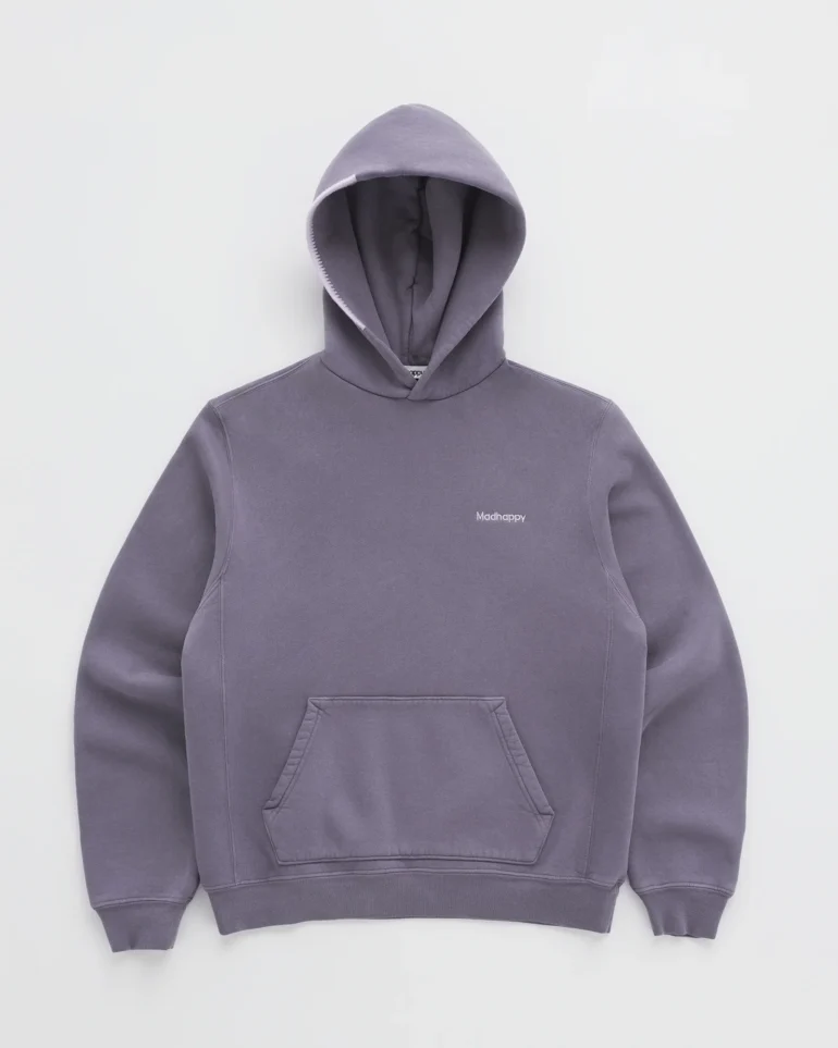 Madhappy Classics Fleece Blue Hoodie - Image 9