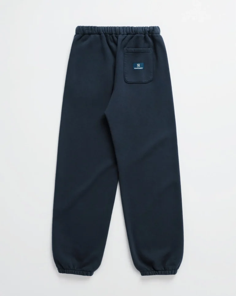 Madhappy Yankees Embroidered Fleece Sweatpants White - Image 6