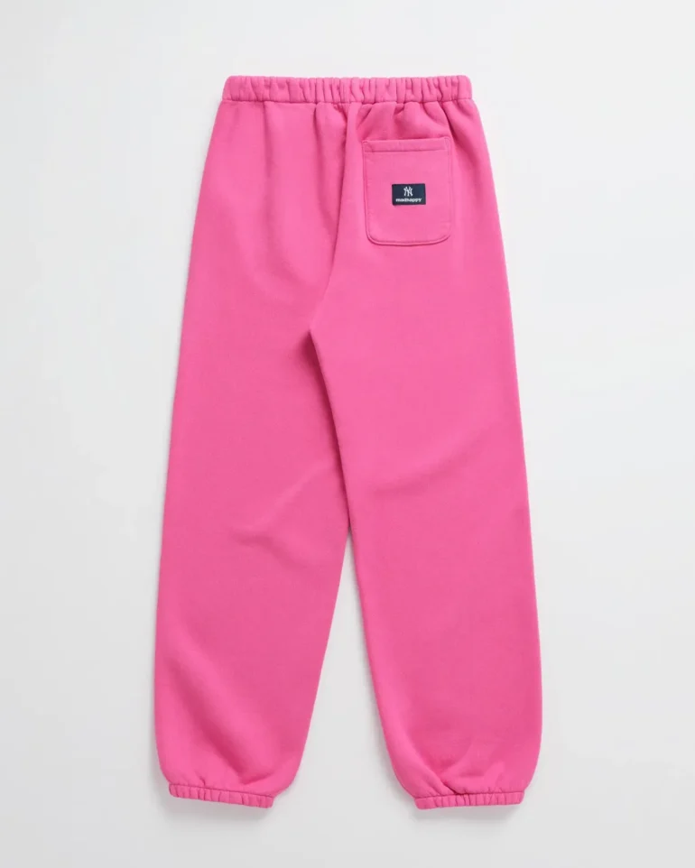 Madhappy Yankees Embroidered Fleece Sweatpants White - Image 4